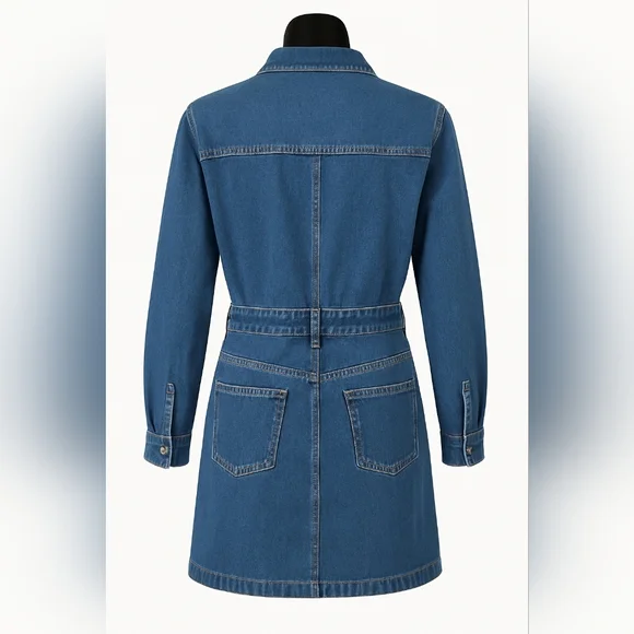 D7 - Showpo Classic Blue Denim Jacket - Picture 2 of 4